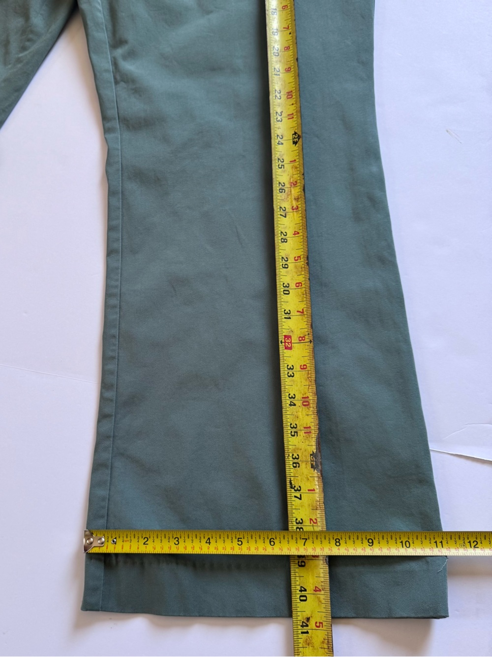 Merona Wide-Leg Mid-Rise Pants in Sage,Size 18 - Picture 5 of 9